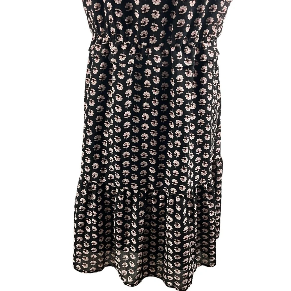 J.Crew Ruffle V Neck‎ Floral Cap Sleeve Dress NWT